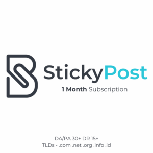 Sticky Post PBN 1 Month